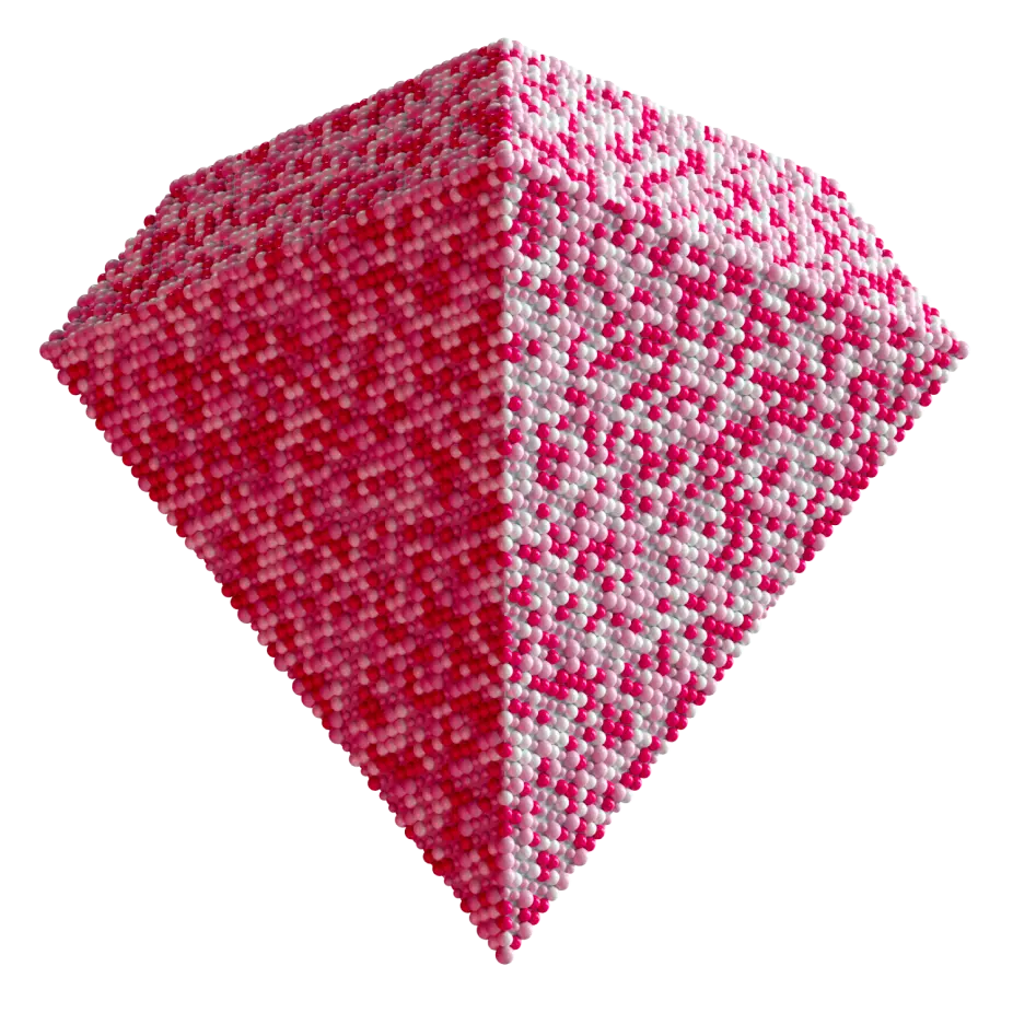 Abstract Flare cube representing the data and ecosystem layer behind wallet actions